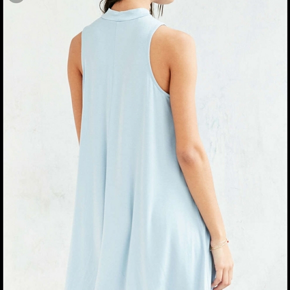 Silence + noise Powder blue swing dress sleeveless Med. EUC - Picture 4 of 12
